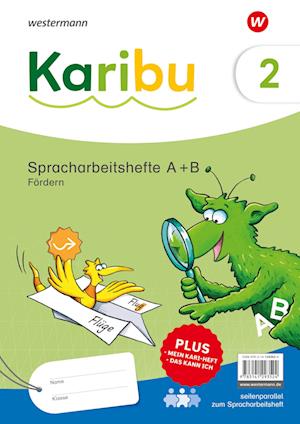 Karibu 2. Paket Spracharbeitshefte A+B Fördern - zielgleich, seitenparallel zum Spracharbeitsheft, auch zum Sprachbuch einsetzbar