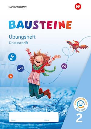 BAUSTEINE Sprachbuch und Spracharbeitshefte 2. Übungsheft. Druckschrift mit interaktiven Übungen