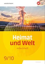 Heimat und Welt 9 / 10. Arbeitsheft. Thüringen