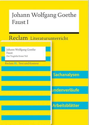 Paket für Lehrkräfte 'Johann Wolfgang Goethe: Faust. Der Tragödie Erster Teil' (Textausgabe und Lehrerband). 2 Bände eingeschweißt