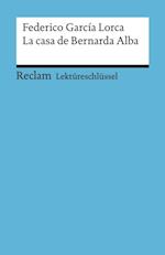 Lektüreschlüssel. Federico García Lorca: La casa de Bernarda Alba