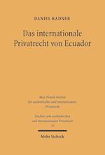 Das internationale Privatrecht von Ecuador