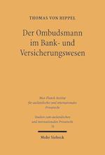 Der Ombudsmann Im Bank- Und Versicherungswesen