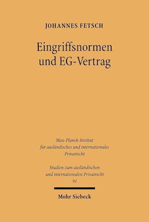 Eingriffsnormen und EG-Vertrag