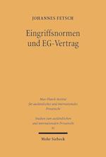 Eingriffsnormen und EG-Vertrag