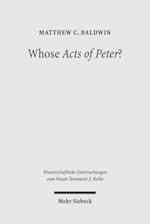 Whose Acts of Peter?