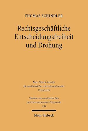 Rechtsgeschäftliche Entscheidungsfreiheit und Drohung