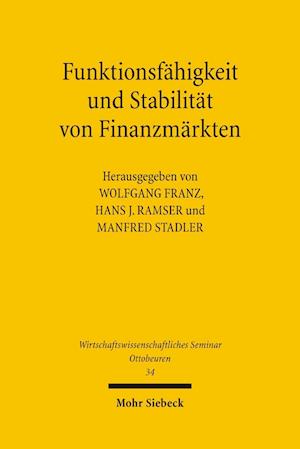 Funktionsfähigkeit und Stabilität von Finanzmärkten