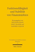 Funktionsfähigkeit und Stabilität von Finanzmärkten