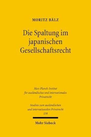 Die Spaltung im japanischen Gesellschaftsrecht