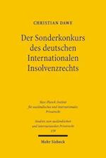 Der Sonderkonkurs des deutschen Internationalen Insolvenzrechts