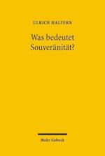 Was Bedeutet Souveranitat?