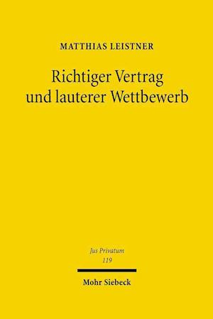 Richtiger Vertrag und lauterer Wettbewerb