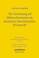 Die Verweisung auf Mehrrechtsstaaten im deutschen Internationalen Privatrecht