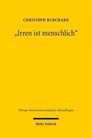 "Irren ist menschlich"