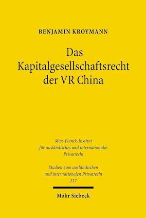 Das Kapitalgesellschaftsrecht der VR China