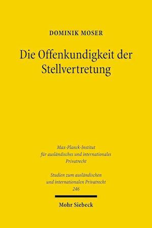 Die Offenkundigkeit der Stellvertretung