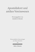 Aposteldekret und antikes Vereinswesen