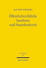 Offentlichrechtliche Insolvenz Und Staatsbankrott