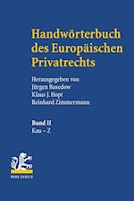 Handworterbuch Des Europaischen Privatrechts