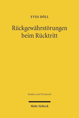 Rückgewährstörungen beim Rücktritt