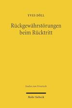 Rückgewährstörungen beim Rücktritt