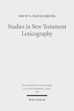 Studies in New Testament Lexicography