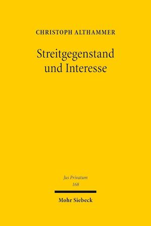 Streitgegenstand und Interesse