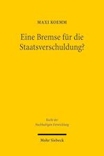 Eine Bremse für die Staatsverschuldung?