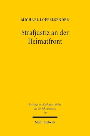 Strafjustiz an der Heimatfront