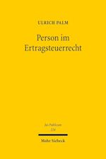 Person im Ertragsteuerrecht