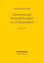 Naturrecht und Rechtsphilosophie im 19. Jahrhundert