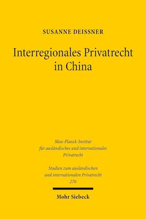 Interregionales Privatrecht in China