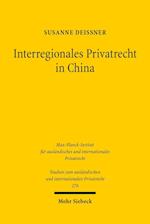 Interregionales Privatrecht in China