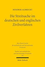 Die Streitsache im deutschen und englischen Zivilverfahren