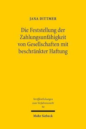 Die Feststellung der Zahlungsunfähigkeit von Gesellschaften mit beschränkter Haftung