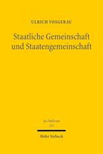 Staatliche Gemeinschaft und Staatengemeinschaft