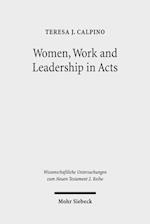 Women, Work and Leadership in Acts