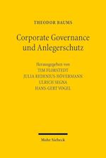 Corporate Governance und Anlegerschutz