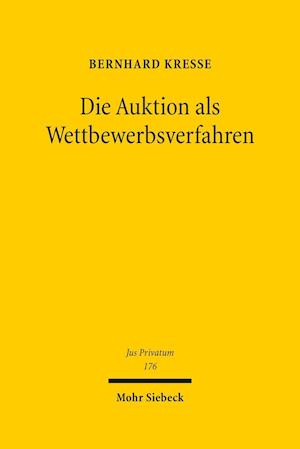 Die Auktion als Wettbewerbsverfahren