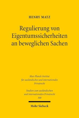 Regulierung von Eigentumssicherheiten an beweglichen Sachen