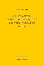 Der Gesetzgeber zwischen Verfassungsrecht und völkerrechtlichem Vertrag