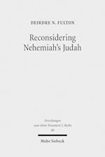 Reconsidering Nehemiah's Judah