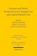 German and Nordic Perspectives on Company Law and Capital Markets Law