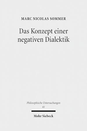 Das Konzept Einer Negativen Dialektik