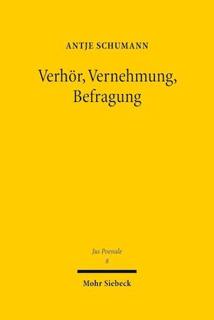 Verhör, Vernehmung, Befragung