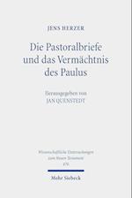 Die Pastoralbriefe und das Vermächtnis des Paulus