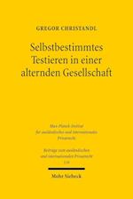 Selbstbestimmtes Testieren in einer alternden Gesellschaft