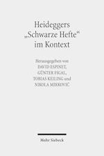 Heideggers "Schwarze Hefte" im Kontext