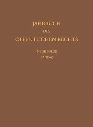 Jahrbuch des öffentlichen Rechts der Gegenwart. Neue Folge